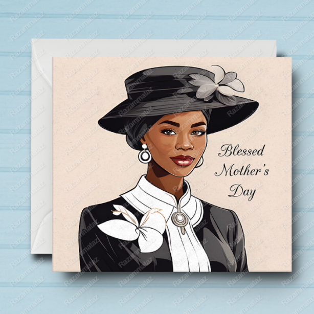 Black Mother's Day Card C